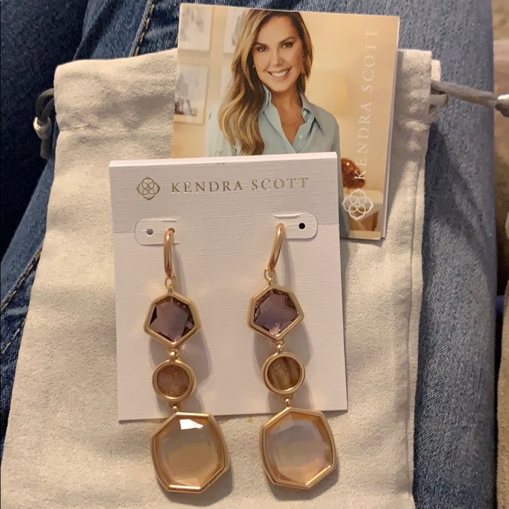 Natalia linear earrings